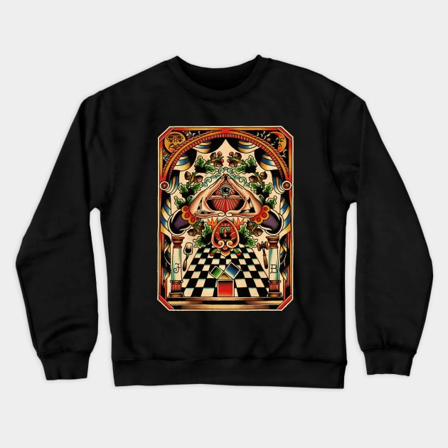 Masons Crewneck Sweatshirt by Don Chuck Carvalho